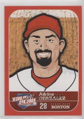 2012 Panini Triple Play - Stickers #19 - Adrian Gonzalez