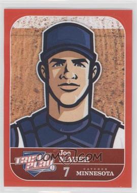 2012 Panini Triple Play - Stickers #28 - Joe Mauer