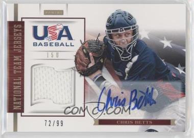 2012 Panini USA Baseball National Team - 15U National Team - Jersey Signatures #5 - Chris Betts /99