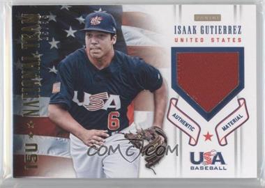 2012 Panini USA Baseball National Team - 15U National Team - Patches #10 - Isaak Gutierrez /35