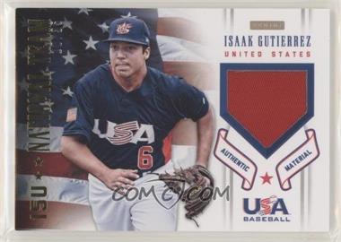 2012 Panini USA Baseball National Team - 15U National Team - Patches #10 - Isaak Gutierrez /35