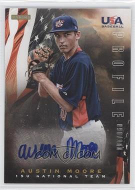 2012 Panini USA Baseball National Team - 15U National Team - Profile Signatures #14 - Austin Moore /100