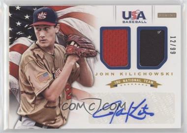 2012 Panini USA Baseball National Team - 18U National Team - Combo Jersey Signatures #10 - John Kilichowski /99