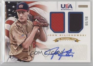 2012 Panini USA Baseball National Team - 18U National Team - Combo Jersey Signatures #10 - John Kilichowski /99