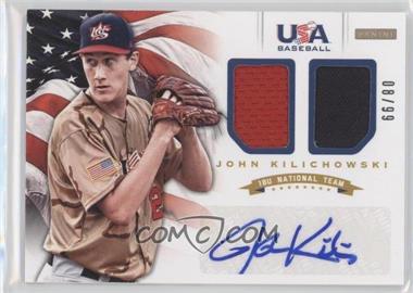 2012 Panini USA Baseball National Team - 18U National Team - Combo Jersey Signatures #10 - John Kilichowski /99