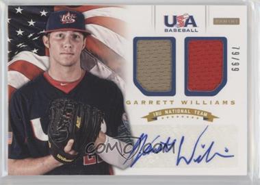 2012 Panini USA Baseball National Team - 18U National Team - Combo Jersey Signatures #19 - Garrett Williams /99