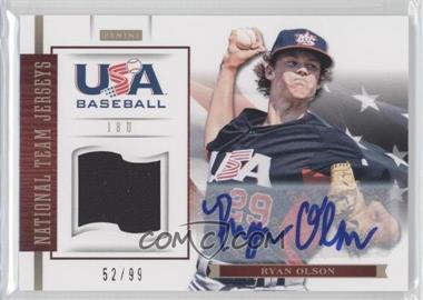 2012 Panini USA Baseball National Team - 18U National Team - Jersey Signatures #15 - Ryan Olson /99