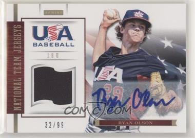 2012 Panini USA Baseball National Team - 18U National Team - Jersey Signatures #15 - Ryan Olson /99