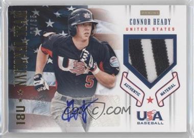 2012 Panini USA Baseball National Team - 18U National Team - Signature Patches #9 - Connor Heady /35