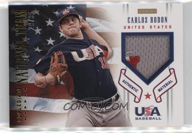 2012 Panini USA Baseball National Team - Collegiate National Team - Patch Signatures #18 - Carlos Rodon /35