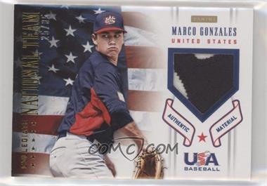 2012 Panini USA Baseball National Team - Collegiate National Team - Patches #10 - Marco Gonzales /35