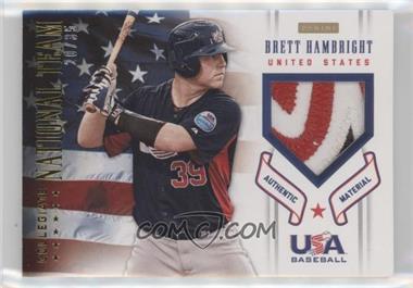 2012 Panini USA Baseball National Team - Collegiate National Team - Patches #11 - Brett Hambright /35