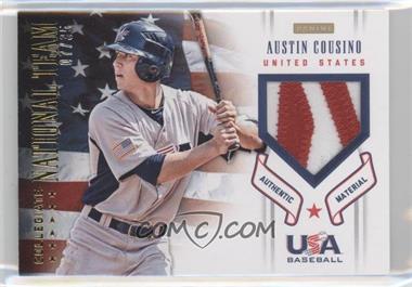 2012 Panini USA Baseball National Team - Collegiate National Team - Patches #5 - Austin Cousino /35