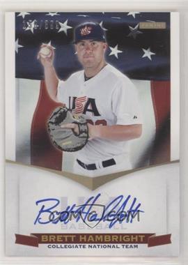 2012 Panini USA Baseball National Team - Collegiate National Team - Signatures #11 - Brett Hambright /399