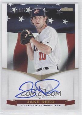 2012 Panini USA Baseball National Team - Collegiate National Team - Signatures #17 - Jake Reed /399