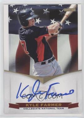 2012 Panini USA Baseball National Team - Collegiate National Team - Signatures #7 - Kyle Farmer /399