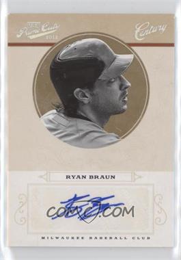 2012 Playoff Prime Cuts - [Base] - Century Silver Signatures #43 - Ryan Braun /10