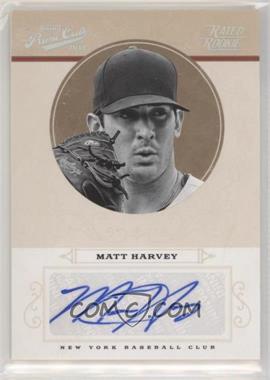 2012 Playoff Prime Cuts - [Base] - Century Silver Signatures #78 - Matt Harvey /25