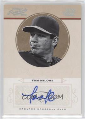 2012 Playoff Prime Cuts - [Base] - Century Silver Signatures #93 - Tom Milone /25