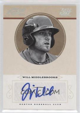 2012 Playoff Prime Cuts - [Base] - Century Silver Signatures #99 - Will Middlebrooks /25