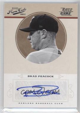 2012 Playoff Prime Cuts - [Base] #55 - Rookie Signature - Brad Peacock /149