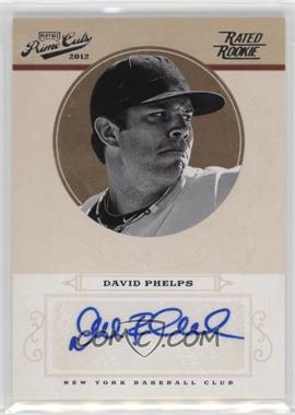 2012 Playoff Prime Cuts - [Base] #60 - Rookie Signature - David Phelps /149