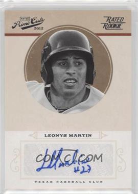 2012 Playoff Prime Cuts - [Base] #75 - Rookie Signature - Leonys Martin /199