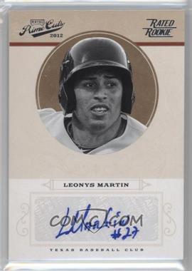 2012 Playoff Prime Cuts - [Base] #75 - Rookie Signature - Leonys Martin /199