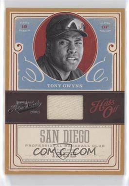 2012 Playoff Prime Cuts - Hats Off #12 - Tony Gwynn /99