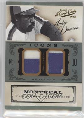 2012 Playoff Prime Cuts - Icons - Combo Materials Prime #1 - Andre Dawson /10