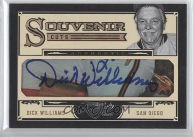 2012 Playoff Prime Cuts - Souvenir Cuts Cut Signatures #9 - Dick Williams /49