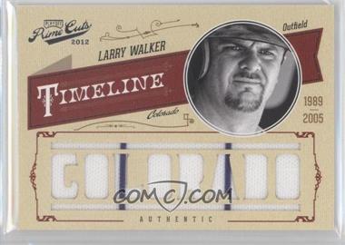 2012 Playoff Prime Cuts - Timeline - Custom City Materials #30 - Larry Walker /25