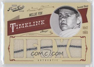 2012 Playoff Prime Cuts - Timeline - Custom Names Materials #37 - Nellie Fox /25