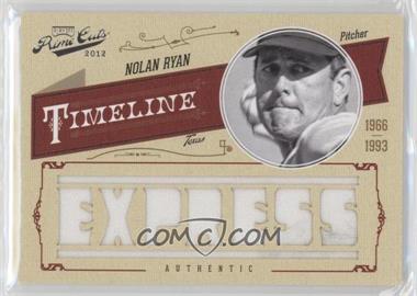 2012 Playoff Prime Cuts - Timeline - Custom Nicknames Materials #38 - Nolan Ryan /25