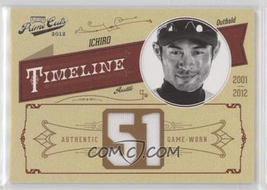 2012 Playoff Prime Cuts - Timeline - Jersey Number Materials #23 - Ichiro /51