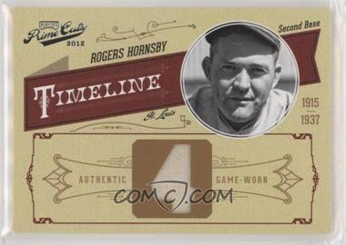 2012 Playoff Prime Cuts - Timeline - Jersey Number Materials #42 - Rogers Hornsby /10