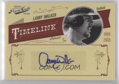 2012 Playoff Prime Cuts - Timeline - Signatures #30 - Larry Walker /25