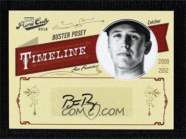 2012 Playoff Prime Cuts - Timeline - Signatures #7 - Buster Posey /25