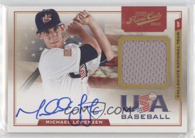 2012 Playoff Prime Cuts - USA Collegiate National Team Jersey Signatures #13 - Michael Lorenzen /199