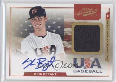 2012 Playoff Prime Cuts - USA Collegiate National Team Jersey Signatures #2 - Kris Bryant /199