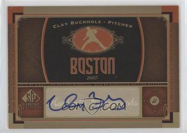 2012 SP Signature Edition - [Base] #BOS 17 - Clay Buchholz