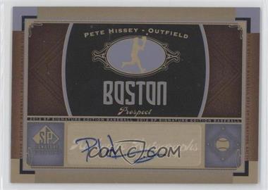 2012 SP Signature Edition - [Base] #BOS 25 - Pete Hissey