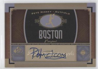 2012 SP Signature Edition - [Base] #BOS 25 - Pete Hissey