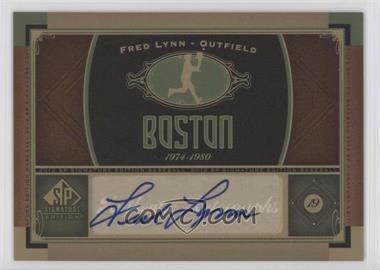 2012 SP Signature Edition - [Base] #BOS 7 - Fred Lynn