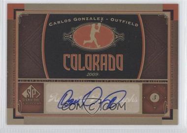 2012 SP Signature Edition - [Base] #COL 2 - Carlos Gonzalez