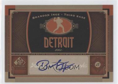 2012 SP Signature Edition - [Base] #DET 3 - Brandon Inge