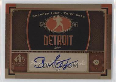 2012 SP Signature Edition - [Base] #DET 3 - Brandon Inge