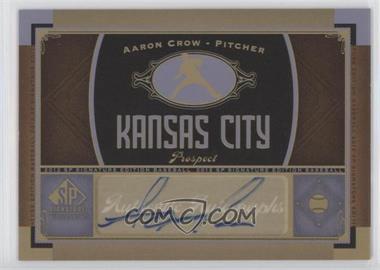 2012 SP Signature Edition - [Base] #KC 10 - Aaron Crow