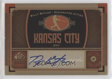 2012 SP Signature Edition - [Base] #KC 3 - Billy Butler