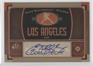 2012 SP Signature Edition - [Base] #LA 10 - Chad Billingsley